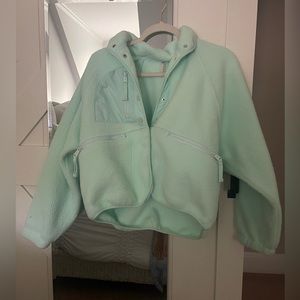 Free People Jade Ice Hit The Slopes Fleece Jacket